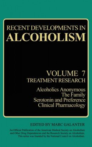 Book Recent Developments in Alcoholism Marc Galanter