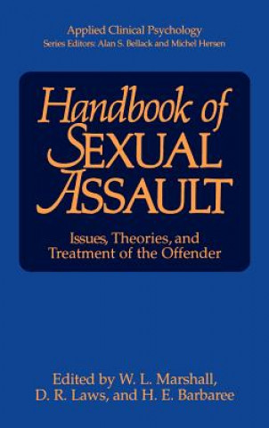 Kniha Handbook of Sexual Assault William Lamont Marshall
