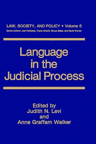 Buch Language in the Judicial Process Judith N. Levi