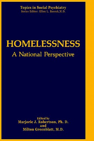 Könyv Homelessness Marjorie J. Robertson