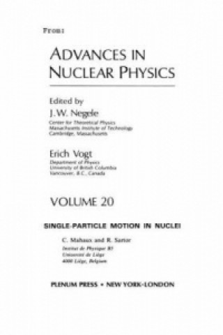 Książka Advances in Nuclear Physics J.W. Negele