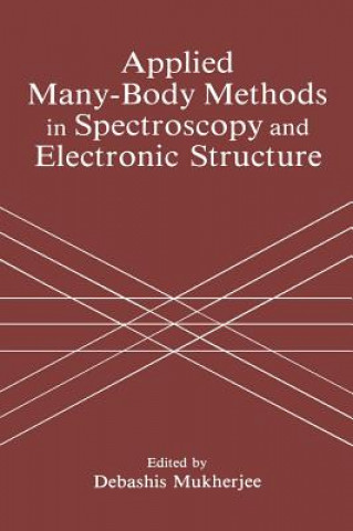 Könyv Applied Many-Body Methods in Spectroscopy and Electronic Structure D. Mukherjee