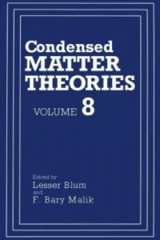 Book Condensed Matter Theories Lesser Blum