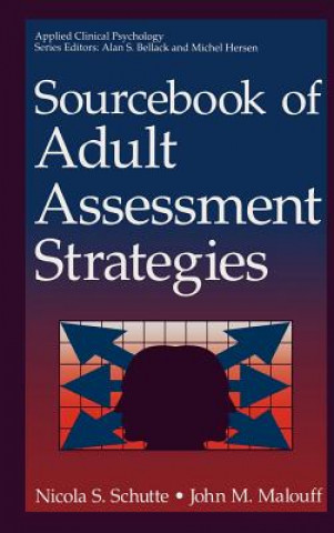 Kniha Sourcebook of Adult Assessment Strategies Nicola S. Schutte