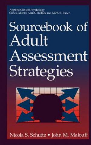 Livre Sourcebook of Adult Assessment Strategies Nicola S. Schutte