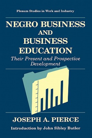 Kniha Negro Business and Business Education Joseph A. Pierce