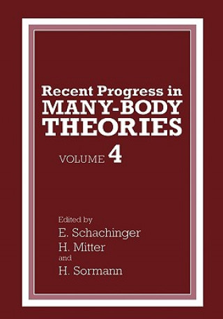 Buch Recent Progress in Many-Body Theories H. Mitter