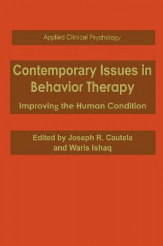 Kniha Contemporary Issues in Behavior Therapy Joseph R. Cautela