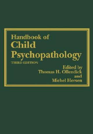 Książka Handbook of Child Psychopathology Thomas H. Ollendick