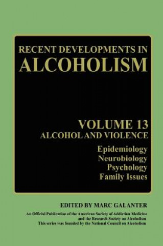 Könyv Recent Developments in Alcoholism Marc Galanter