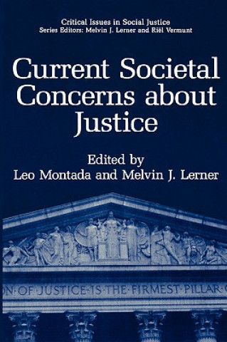 Livre Current Societal Concerns about Justice Leo Montada