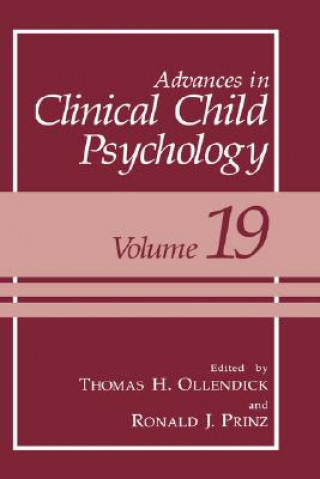 Kniha Advances in Clinical Child Psychology Thomas H. Ollendick
