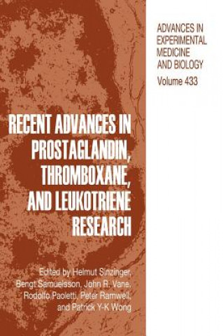 Buch Recent Advances in Prostaglandin, Thromboxane, and Leukotriene Research Helmut Sinzinger