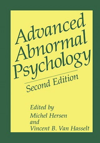 Kniha Advanced Abnormal Psychology Michel Hersen