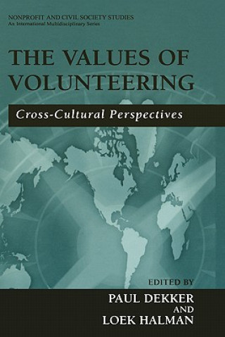 Könyv Values of Volunteering Paul Dekker
