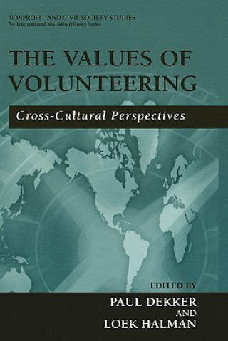 Buch Values of Volunteering Paul Dekker