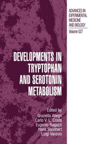 Книга Developments in Tryptophan and Serotonin Metabolism Graziella Allegri