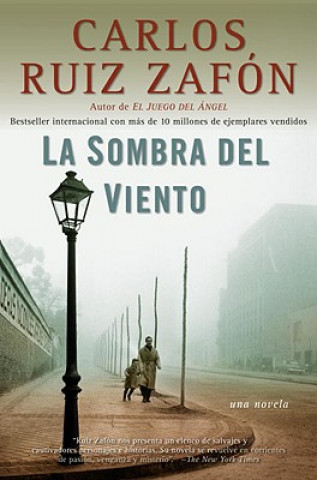 Carte La Sombra del Viento. Der Schatten des Windes, spanische Ausgabe Carlos Ruiz Zafón