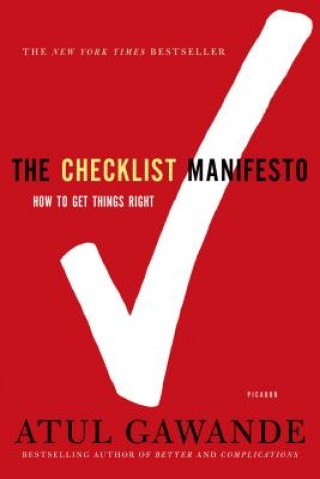 Könyv Checklist Manifesto Atul Gawande