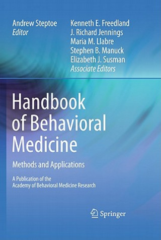 Könyv Handbook of Behavioral Medicine Andrew Steptoe