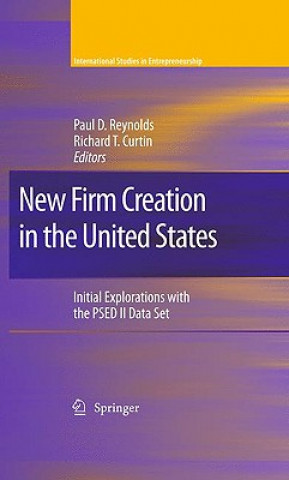 Książka New Firm Creation in the United States Paul D. Reynolds