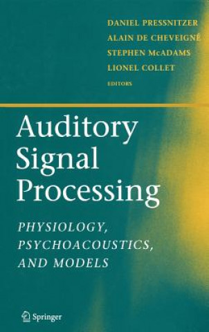 Könyv Auditory Signal Processing Daniel Pressnitzer