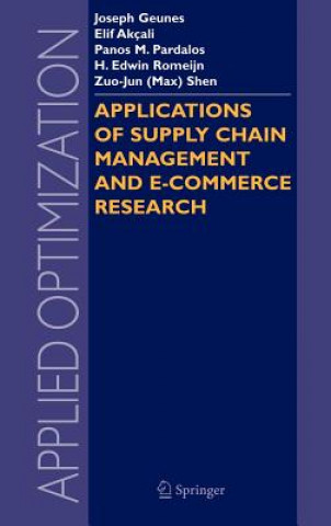Könyv Applications of Supply Chain Management and E-Commerce Research Joseph Geunes