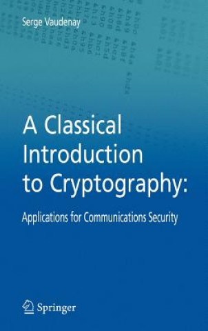 Livre Classical Introduction to Cryptography Serge Vaudenay