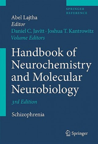 Könyv Handbook of Neurochemistry and Molecular Neurobiology Daniel C. Javitt