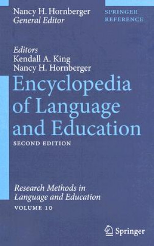 Kniha Encyclopedia of Language and Education Nancy H. Hornberger