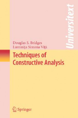 Carte Techniques of Constructive Analysis Douglas S. Bridges