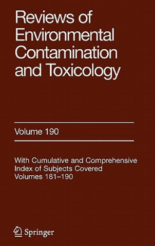 Kniha Reviews of Environmental Contamination and Toxicology 190 George Ware