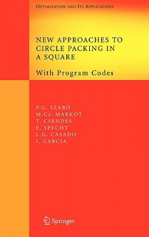 Kniha New Approaches to Circle Packing in a Square P. Szabo