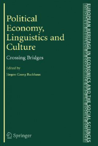 Libro Political Economy, Linguistics and Culture Jürgen G. Backhaus