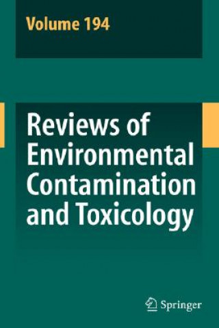 Kniha Reviews of Environmental Contamination and Toxicology 194 David M. Whitacre