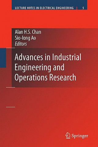 Kniha Advances in Industrial Engineering and Operations Research Alan H.S. Chan