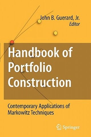 Könyv Handbook of Portfolio Construction John Jr. Guerard
