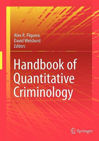 Kniha Handbook of Quantitative Criminology Alex Piquero