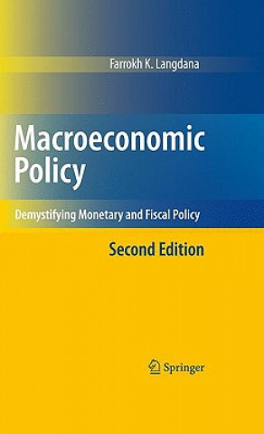 Kniha Macroeconomic Policy Farrokh K. Langdana