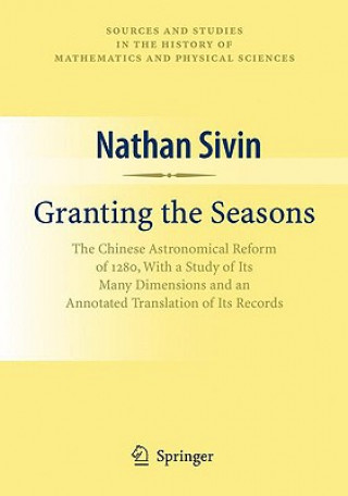 Könyv Granting the Seasons Nathan Sivin