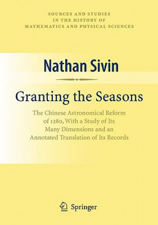 Kniha Granting the Seasons Nathan Sivin