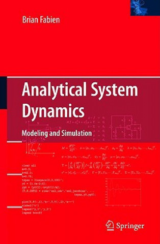 Knjiga Analytical System Dynamics Brian Fabien