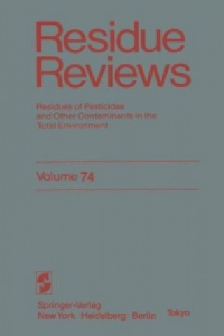 Книга Residue Reviews Francis A. Gunther