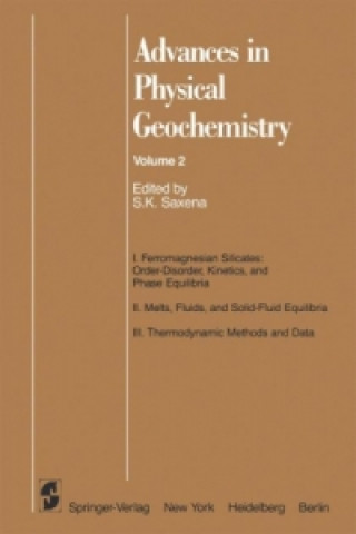 Könyv Advances in Physical Geochemistry. Vol.2 Surendra K. Saxena
