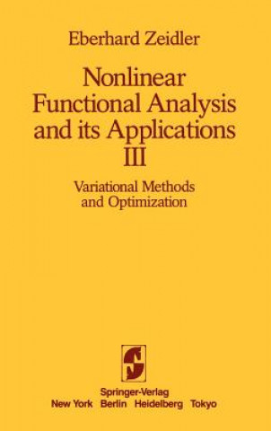 Carte Nonlinear Functional Analysis and Its Applications E. Zeidler