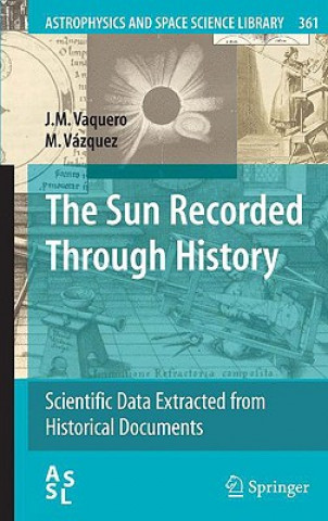 Kniha Sun Recorded Through History J. M. Vaquero