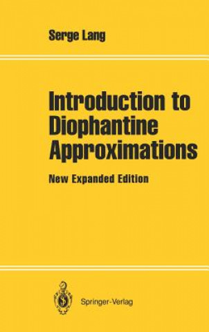 Książka Introduction to Diophantine Approximations Serge Lang