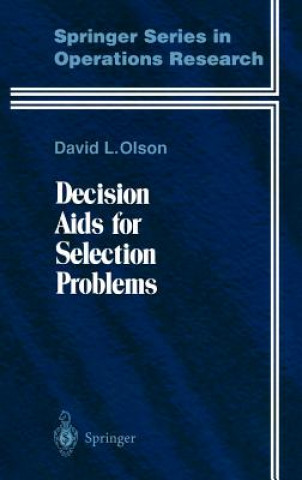 Książka Decision Aids for Selection Problems David L. Olson