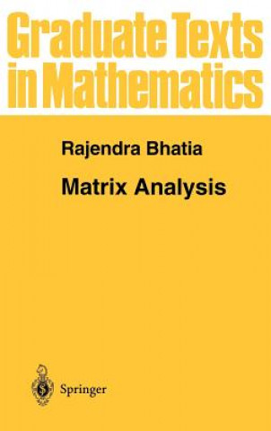 Książka Matrix Analysis Rajendra Bhatia