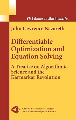 Kniha Differentiable Optimization and Equation Solving L. Nazareth